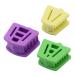 Rosice 3 pieces dental mouth props bite bloc silicone prop internet support pillow opener retractor occlusal pads orthodontic deliveries