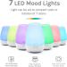 ASAKUKI 100ml Essential Oil Diffuser - USB Powered, 7 LED Color Lights, Waterless Auto Off - for Home and Office - Buy Online on GoSupps.com