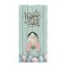 Naanle Lovely Easter Rabbit Colors Eggs Bunny Pattern Soft Absorbent Guest Hand Towels Multipurpose for Bathroom, Hotel, Gym and Spa (16 x 30 Inches) #Happy Easter (Print)