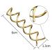 Minkissy Spiral Bobby Hairpins - 20 Gold Twist Screw Hairpins for Updos & Hair Jewelry - Buy Online on GoSupps.com