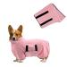 Jodsen Dog Drying Coat Dog Towel Bathrobe for Small Medium Dogs Dressing Gown Super Absorbent Pet Dog Drying Towel Adjustable Puppy Bathrobe Soft Dog Hair Drying Bag (M/50CM Pink) M/50CM Pink