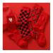 Chinese New Year Red Socks Fashionable Women's Sports Socks with Fun Embroidery Spring Festival Good Luck Socks 4 Pairs (Color : Red Size : 34-39) 34-39 Red