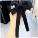 Elegant Mantle Needle Loop Brooches for Women | Faux Pearl Long Band Fly Brooch Number 5 - Buy Online on GoSupps.com