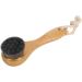 Manual Facial Cleansing Brush Lanyard Blackhead Removal Wooden Manual Face Scrubber Brush with Long Handle Super Soft Home Use for Sensitive Skin - Buy Online on GoSupps.com