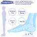Medial & Lateral Heel Wedge Silicone Insoles - 2 Pairs for Corrective Foot Alignment Knee Pain Relief - Men & Women - White - Buy Online on GoSupps.com