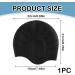 3D Waterproof Bathing Cap for Men Women & Kids | Swimming Cap for Short & Long Hair - Black - Buy Online on GoSupps.com