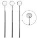 Eyelash Extension Mirror 3 Pieces Eyelash Extension Mirrors Detachable Mini Makeup Mirrors Stainless Steel Beauty Tools Accessories for Observing Small Details 15x2cm