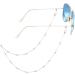 Sither Pearl Sunglasses Chain for Women - Silver Reading Glasses Strap Necklace - Buy Online on GoSupps.com