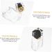 FOMIYES Perfume Spray Bottle Water Bottle Mister Sprayer Perfume Sprayer Spray Mist Bottle Perfume Bottle for Travel Sprayer Bottle Essential Oil Perfume Square Travel Bottle Glass 10x5cm Black - Buy Online on GoSupps.com