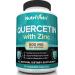Nutrivein Quercetin 800mg with Zinc - Plant Pigment Flavonoid - Immune System Booster - 30 Day Supply (60 Capsules, 2 Daily) Quercetin w/ Zinc