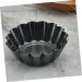 Zerodeko Flan Tart Pan 42 Pcs Cake Mold Baking Mold Wrought Iron Non Stick Iron Bake Mold 6.5x6.5x2.2cmx7pcs Blackx7pcs - Buy Online on GoSupps.com