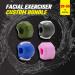 Jawzrsize Athletic Bundle Jaw Enhancer - Reduce Stress & Cravings - Facial Exercise - Pop N Go & Custom Fit - Pink, Blue, Green - Buy Online on GoSupps.com