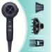 JINRI 1875W Professional Salon Grade Hair Dryer DC Motor Negative Ionic Blow Dryer with 2 Speed 3 Heat Settings Cool Button Hairdryer with Concentrator & Diffuser & Comb Attachments ALCI Safety Plug - Buy Online on GoSupps.com