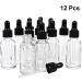 Beaupretty 30ml Transparent Round Glass Eye Drop Bottle - Refillable Drip Bottles (12 Pack) for Liquids - Ideal for Travel & DIY - Buy Online on GoSupps.com