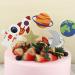 Pokinge 24 Pcs Creative Cupcake Topper Outer Space Cake Decoration Funny Spaceship Themed Party Supplies Cartoon Astronaut Rocket Planet for Children(24Pcs) - Buy Online on GoSupps.com