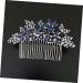 Beaupretty Accessories dark blue hair comb girls hair accessory wedding headpiece flower girl headpieces for wedding combs bridesmaid European and American accessories Comb - Buy Online on GoSupps.com