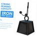 OUNONA 2pcs Double Hook Organizer Hooks Over The Door Clothes Hanger No Punching Plastic Beads Coat Hook 14x9cm Black - Buy Online on GoSupps.com