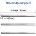 500PCS Aluminum Metal Nose Bridge Strips - DIY Mask Making Accessories - Buy Online on GoSupps.com