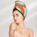 Cartoon Carrot Microfiber Hair Towel - Soft Super Absorbent Hair Wrap for Women | Quick Dry Coral Velvet for Long Curly & Thick Hair - Buy Online on GoSupps.com