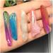 5 Pack Natural Crystal Points Rainbow Titanium Treated Quartz Rods Natural Quartz Crystal Minerals s - Buy Online on GoSupps.com