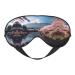 SSIMOO Japan Mount Fuji Landscape Sleep Mask-Adjustable Breathable Fashionable Eye Mask for A Comfortable Sleep Experience Black