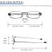 Buy Cokobin Foldable Reading Glasses +3.5 - Stainless Steel Anti-Blue Light Hard Shell Case for Men & Women International Shipping Available - Buy Online on GoSupps.com