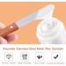 JimKing Stainless Steel Waxing Spatula for Body Hair Removal - Wooden Handle Craft Stick (1 pcs) - Buy Online on GoSupps.com