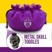 CardKingPro Immense - OCD Edition Dice Bags - Purple & Yellow - 15 Pockets - Capacity 200+ Dice - Ideal for Dice Hoarders - Buy Online on GoSupps.com