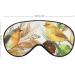 LynaRei Lovely Canaries Robin Bird Sleep Mask | Autumn Leaves Blindfold for Full Night's Sleep | Elastic Blackout Eye Mask Cover for Travel and Nap | Style-2 - Buy Online on GoSupps.com