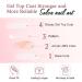 Artquee French Tip Press On Nails - Short Square Clear Pink Designs with White Edge - 24pcs Reusable Stick on Nails for Women - Buy Online on GoSupps.com