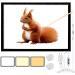 Upgraded A2 Light Pad  3-Color Light Setting Diamond Painting Light Board  Stepless Adjusted Brightness Large Size Tracing Board with Clips 25x18 INCH