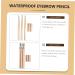 WOONEKY 3pcs Double Ended Eyebrow Pencil Eyeliner Pencil Brown Brow Pencil Makeup Pen for Eyebrow Abs - Buy Online on GoSupps.com