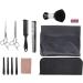 Qukaim Thinning Scissors Hairdressing Tool Set Professional Thinning Flat Scissors Salon Apron Cutting Comb Haircut Brush - Buy Online on GoSupps.com