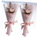 HOMSFOU 4 Pcs Rose Flower Flowers Bouquet Flower Soap Bouquet Gift Flower Bouquet Presents Artificial Bouquet Artificial Flower Bundles Bouquet of Flowers Artificial Carnation Roses - Buy Online on GoSupps.com