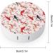 Japanese Koi Fish Cherry Blossoms Round Case For Contact Lens Kit Storage Box with Mirror Printed - Buy Online on GoSupps.com