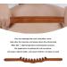 LUQEEG Wooden Massage Tab & Gua Sha Tools | Neck & Back Pain Relief | 20 Pearl Massage Roller - Buy Online on GoSupps.com