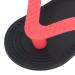 Silicone Flip-Flop Baby Bite Ring - Reusable Teething Toy for Gum Relief & Emotional Calm | Black - Buy Online on GoSupps.com