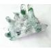 Crystal Rough Crystal 250g Green Ghost Cluster Crystal Stone Clear Quartz Crystal Cluster Natural Ghost Quartz Cluster Specimen Suitable for Home Office Decoration - Buy Online on GoSupps.com