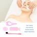 Pink Hair Dressing Curler & Face Cleaning Brush Set - Women s Beauty Essentials | Eyebrow & Eyelash Assistant - Buy Online on GoSupps.com