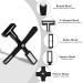 Buy Nail Magnet Set - Multifunctional Cross Cat Eye Tool & Silicone Protective Shell for Stunning Nail Art | Magnetic Nail Design Accessories (Black) - Buy Online on GoSupps.com