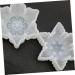 COHEALI 6 Pcs Epoxy Resin Diy Epoxy Gel Mould Mold Christmas Set up Whitex3pcs 5X8cmx3pcs - Buy Online on GoSupps.com