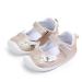 LACOFIA Baby Girls Mary Jane Flats Infant Anti-Slip First Walking Shoes 4 UK Child B Gold