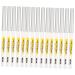 FOMIYES 15 Pcs White Lying Silkworm Pen Highlighters Eye Shadow Makeup Cosmetics Eyeshadow Crayon Girl Matte