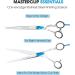 Masterclip 7.5 Essentials Finishing Scissors - Professional Grade Stainless Steel Dog Grooming Scissors for Precise Cuts (Right Handed) - Buy Online on GoSupps.com