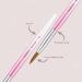 Aokitec Kolinsky #22 Acrylic Nail Brush - Professional Wood Brush for Manicure & Nail Art Pink - Buy Online on GoSupps.com