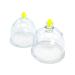 Sifa 50x cupping glasses and a pump cupping cups Hijama cupping Hacamat Kupas (6cm)