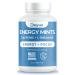 New Deyus Energy Mints - Boost Mood and Focus | Natural Caffeine + L-Theanine + Vitamin B12 | Energy + Focus | No Jitters | Chewable Supplement | Vegan | Keto-Friendly