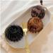 UKD Retractable Hair Loops Bird Nest Shaped Hair Clips Hair Accessories Dark Coffee Hair Ring - Buy Online on GoSupps.com