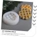 OUNONA 1pc Epoxy Mold Tape Measure Holder Candle Molds Making Model Waffle DIY Ginger Plate Silicone Soap Molds Resin Silicone Mold Cookie Aromatherapy Silica Gel Decorations White - Buy Online on GoSupps.com