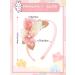 IYOU Princess Headband Pink Floral Hair Bands Birthday Party Wedding Hair Accessories for Girls - Buy Online on GoSupps.com